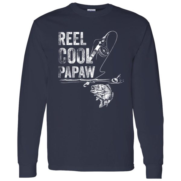 Reel Cool Papaw Fish Fishing Fathers Day Shirt