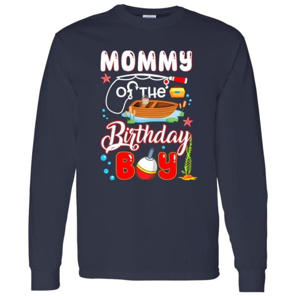 Cool Fishing Shirt, Mommy Of The Birthday Boy Fishing Matching Family Shirt