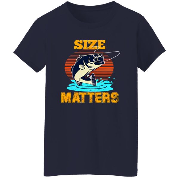 Cool Fishing Shirt, Size Matters Funny Fishing Shirt