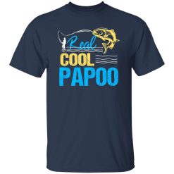 Cool Fishing Shirt, Vintage Reel Cool Papoo Fishing Daddy Grandpa Fathers Shirt