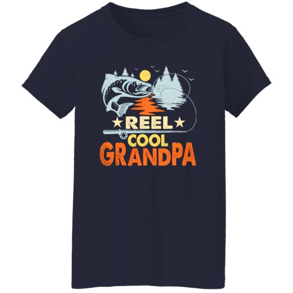 Fish Shirt, Vintage Reel Cool Grandpa Fishing Lover Vintage Father’s Day Shirt