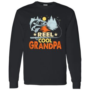 Fish Shirt, Vintage Reel Cool Grandpa Fishing Lover Vintage Father’s Day Shirt