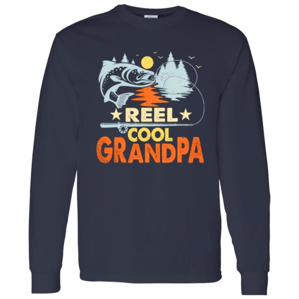 Fish Shirt, Vintage Reel Cool Grandpa Fishing Lover Vintage Father’s Day Shirt