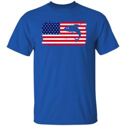 Fishing American Flag Fisherman Fish Patriotic Day 4th July Shirt