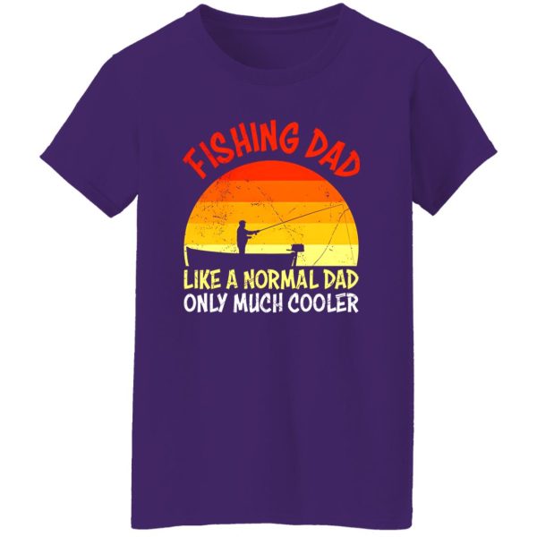 Fishing Dad Like A Normal Dad Just Cooler Angel Men Shirt