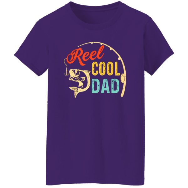 Father’s Day Fishing Dad Reel Cool Dad Fisherman Daddy Shirt