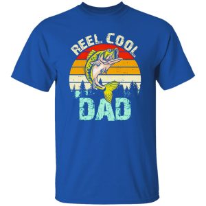 Father’s Day Dad Daddy Fathers Reel Cool Dad Fishing Shirt