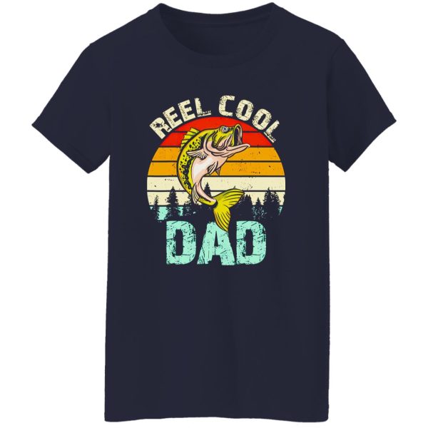 Father’s Day Dad Daddy Fathers Reel Cool Dad Fishing Shirt