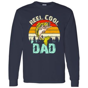 Father’s Day Dad Daddy Fathers Reel Cool Dad Fishing Shirt