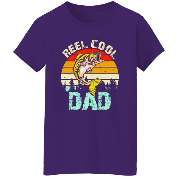 Father’s Day Dad Daddy Fathers Reel Cool Dad Fishing Shirt