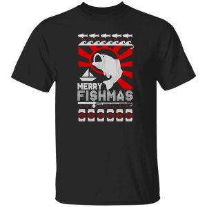 Fishing Beer Lover Christmas Sweatshirt, Merry Fishmas Shirt