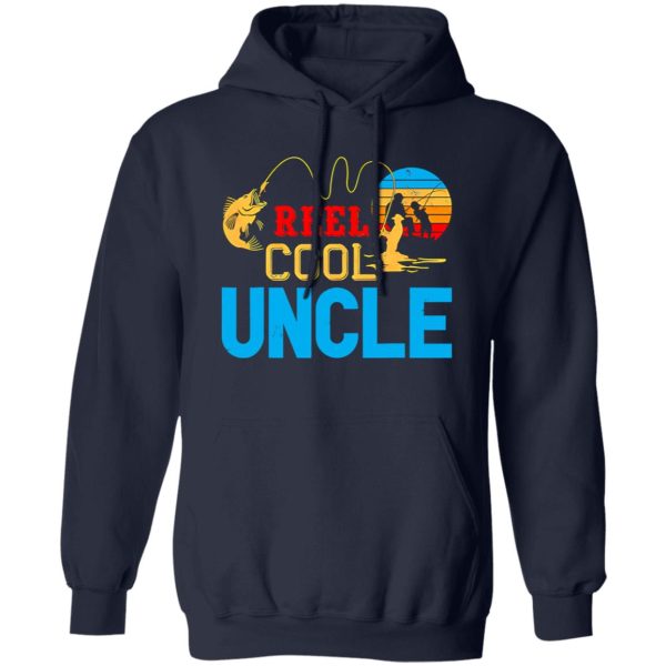 Fishing Reel Cool Uncle Father’s Day Fisherman Uncle Shirt