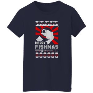 Fishing Beer Lover Christmas Sweatshirt, Merry Fishmas Shirt