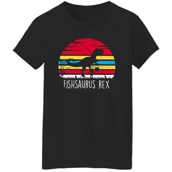 Fishing Dinosaur Shirt, Vintage Fishsaurus Rex Shirt