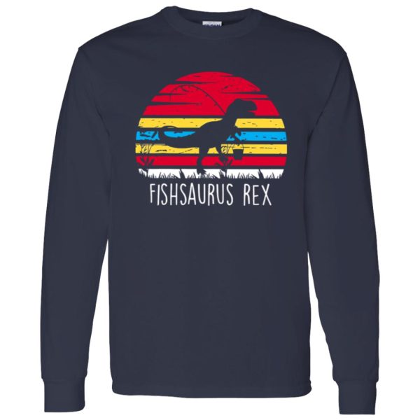 Fishing Dinosaur Shirt, Vintage Fishsaurus Rex Shirt