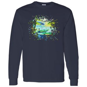 Famous Vintage Art Fishing In Spring Van Gogh Stylish Shirt