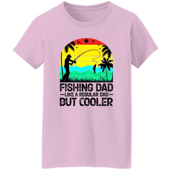 Vintage Fishing Dad Like A Regular Dad But Cooler Shirt