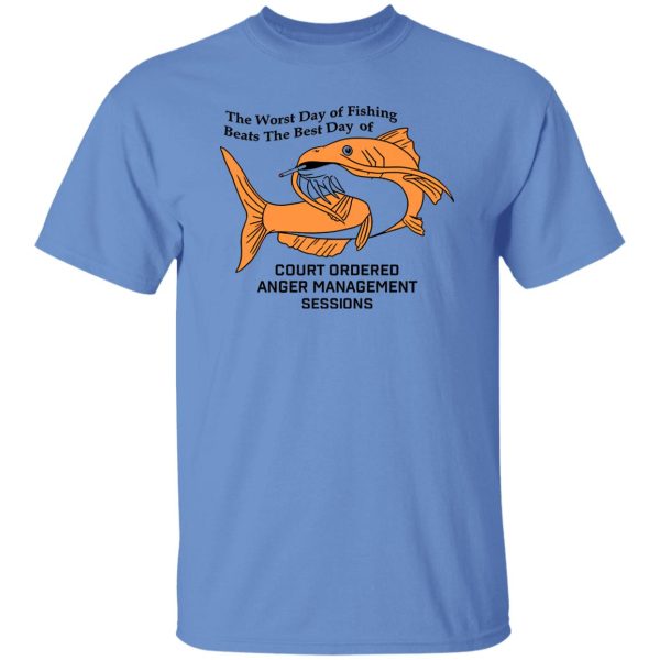 The Worst Day Of Fishing Beats The Best Day Of Court Funny Fishing Shirt