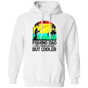 Vintage Fishing Dad Like A Regular Dad But Cooler Shirt