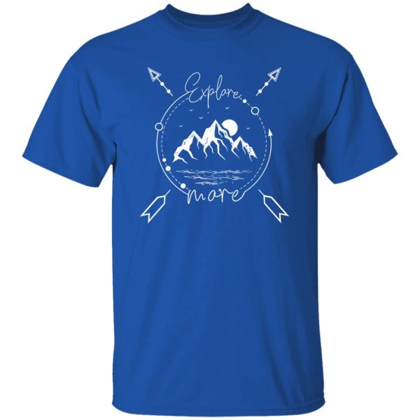 Compass Mountain Explore More for Hiking Lover Shirt