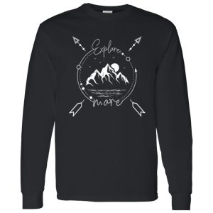 Compass Mountain Explore More for Hiking Lover Shirt