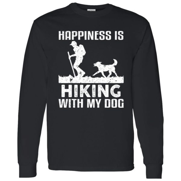 Happiness Is Hiking With My Dog Shirt