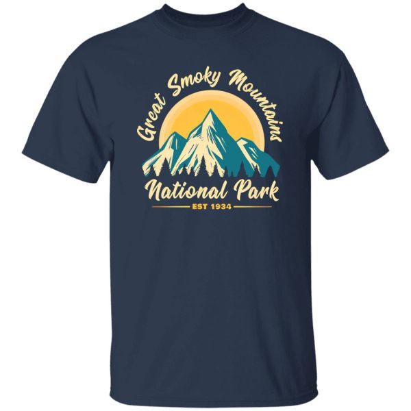 Great Smoky Mountains National Park Est 1934 Hiking Camping Shirt