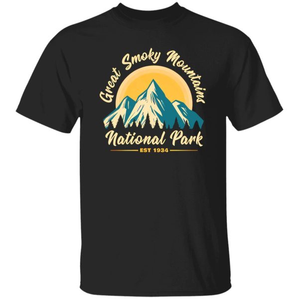 Great Smoky Mountains National Park Est 1934 Hiking Camping Shirt