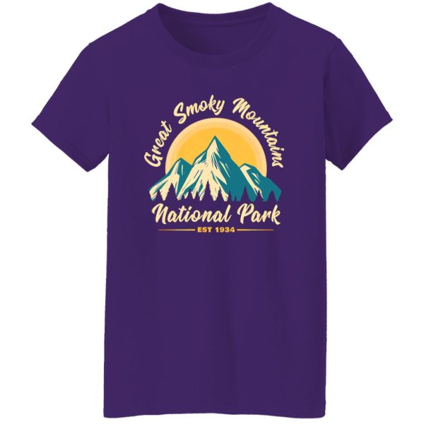 Great Smoky Mountains National Park Est 1934 Hiking Camping Shirt