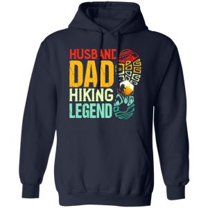 Hiker Husband Dad Hiking Legend Vintage Funny Outdoor Activities Shirt