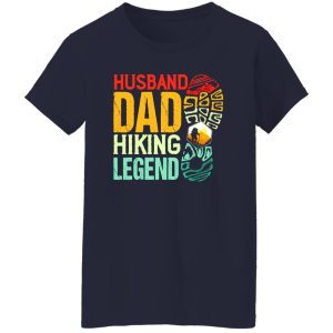 Hiker Husband Dad Hiking Legend Vintage Funny Outdoor Activities Shirt