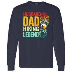 Hiker Husband Dad Hiking Legend Vintage Funny Outdoor Activities Shirt