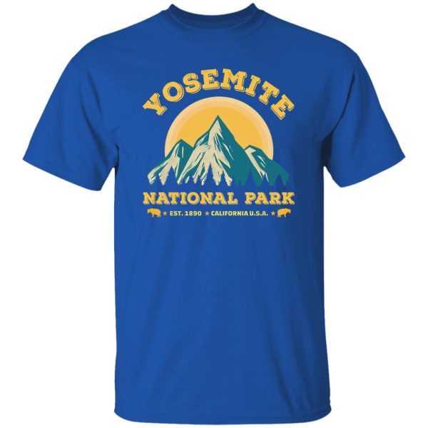 Nice Yosemite National Park Mountain Hiking Yosemite Shirt