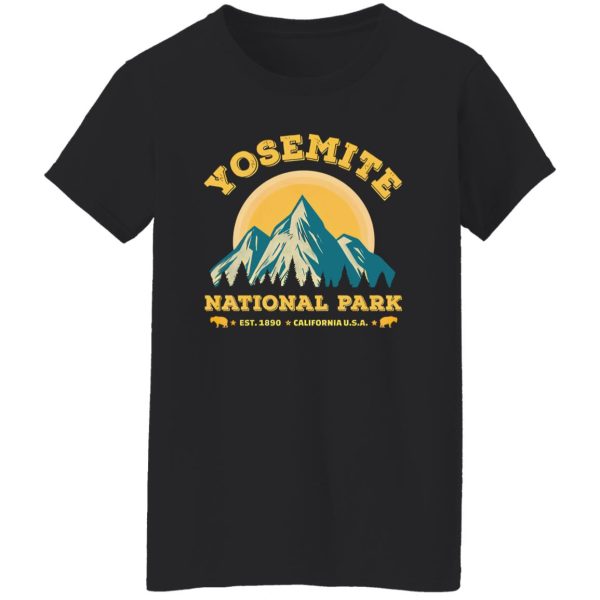 Nice Yosemite National Park Mountain Hiking Yosemite Shirt