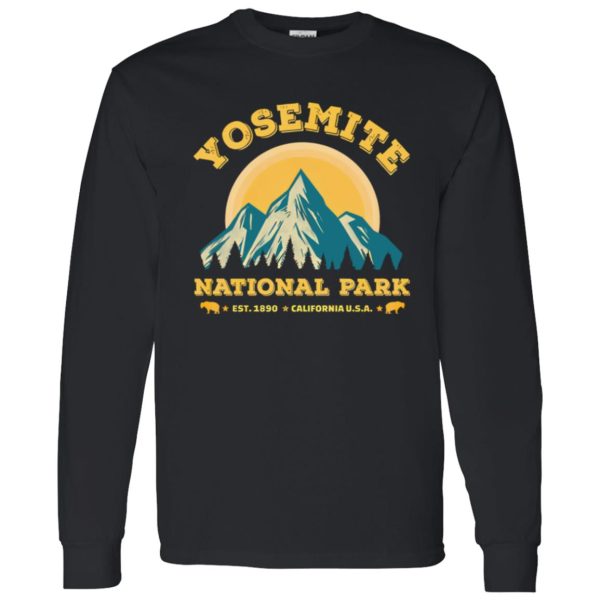 Nice Yosemite National Park Mountain Hiking Yosemite Shirt