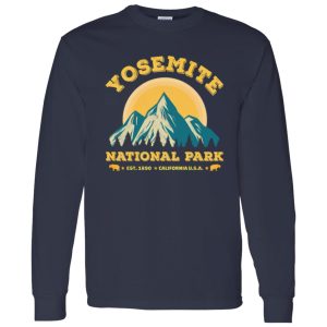 Nice Yosemite National Park Mountain Hiking Yosemite Shirt