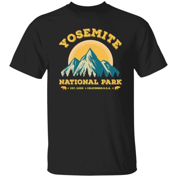 Nice Yosemite National Park Mountain Hiking Yosemite Shirt