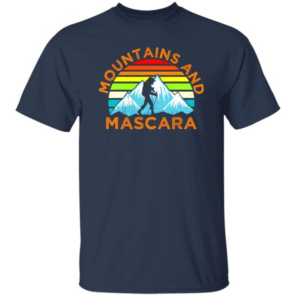 Mountains And Mascara Vintage Hiking Girl Shirt