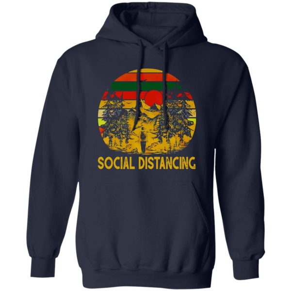 Mountain Hiking Social Distancing Vintage Shirt