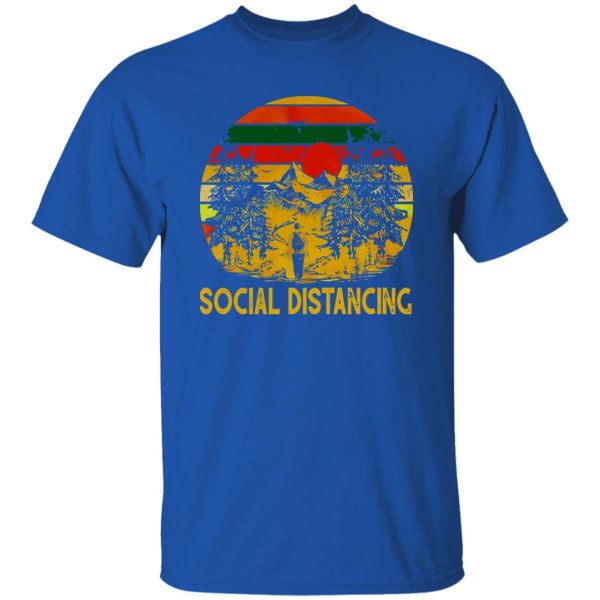 Mountain Hiking Social Distancing Vintage Shirt