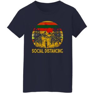 Mountain Hiking Social Distancing Vintage Shirt