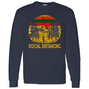 Mountain Hiking Social Distancing Vintage Shirt