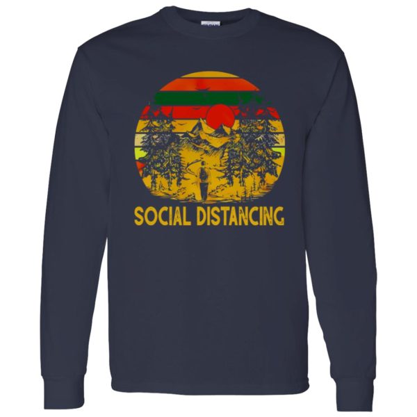 Mountain Hiking Social Distancing Vintage Shirt