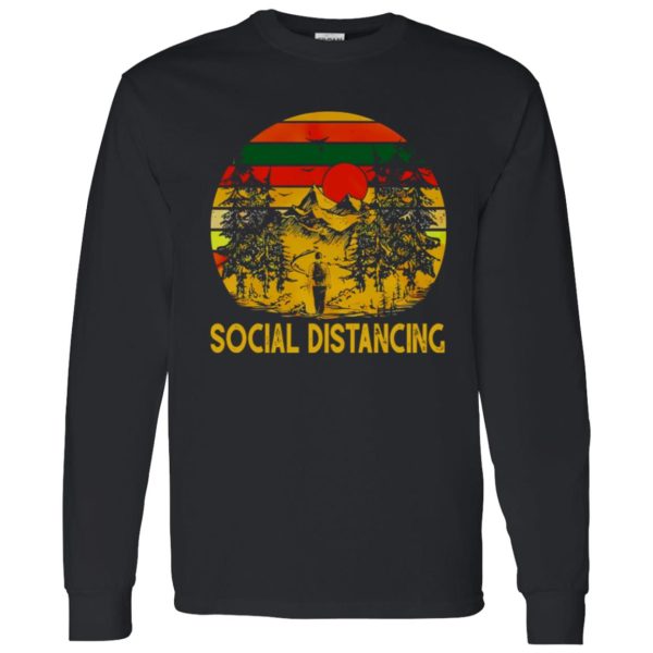 Mountain Hiking Social Distancing Vintage Shirt