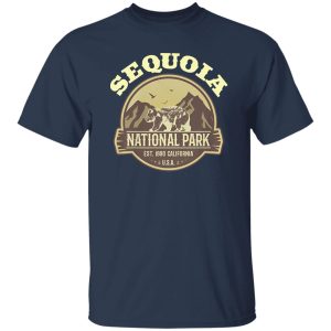 Sequoia National Park California Bear Vintage for Hiking Animal Lovers Shirt