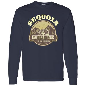 Sequoia National Park California Bear Vintage for Hiking Animal Lovers Shirt