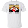 Vintage Santa Sloth Christmas Is Coming Let’s Go Hiking for Hiking Lover Shirt