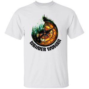 Wander Woman Compass For Hiking Lover Shirt