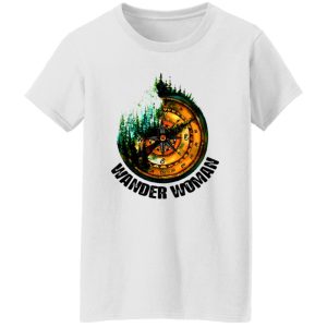 Wander Woman Compass For Hiking Lover Shirt