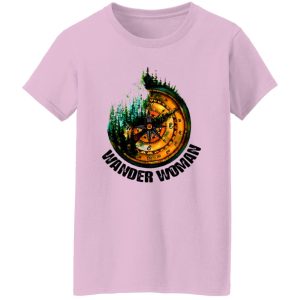 Wander Woman Compass For Hiking Lover Shirt